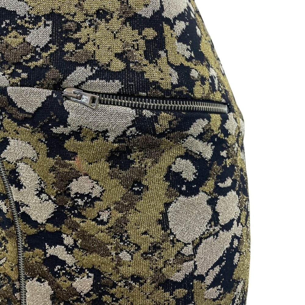 Missoni Women's Gold and Black Bodycon Dress Sz 38 (EUR 8) - Picture 6 of 11